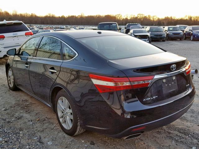 4T1BK1EB2FU182171 - 2015 TOYOTA AVALON XLE BLACK photo 3