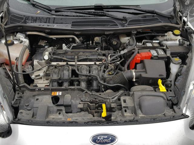 3FADP4AJ6HM134859 - 2017 FORD FIESTA S SILVER photo 7