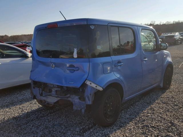 JN8AZ2KR3DT303672 - 2013 NISSAN CUBE S BLUE photo 4