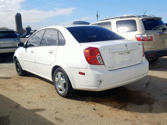 KL5JD56Z05K102914 - 2005 SUZUKI FORENZA S WHITE photo 3