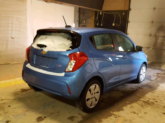 KL8CB6SA3HC742315 - 2017 CHEVROLET SPARK LS BLUE photo 4