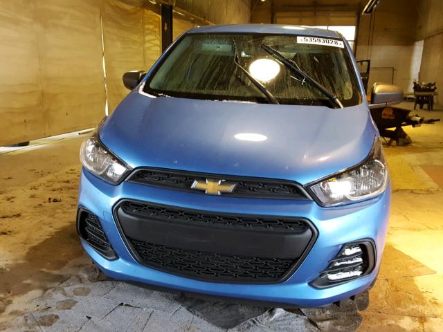 KL8CB6SA3HC742315 - 2017 CHEVROLET SPARK LS BLUE photo 9