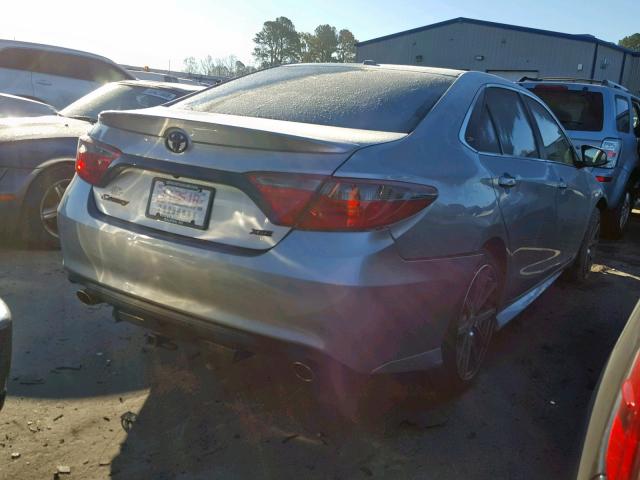 4T1BK1FK8GU574068 - 2016 TOYOTA CAMRY XSE SILVER photo 4