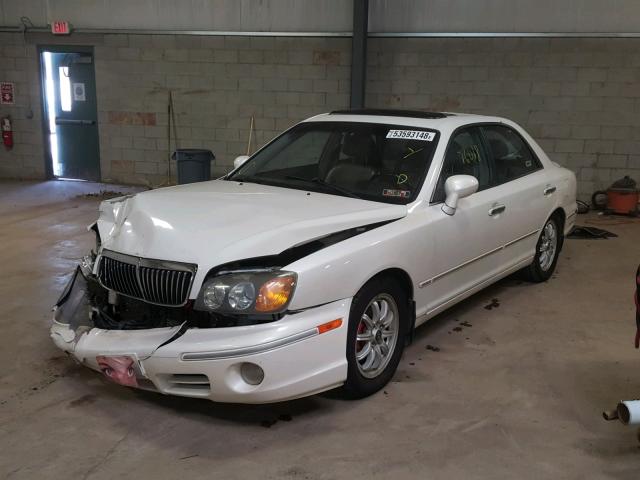 KMHFU45E82A224006 - 2002 HYUNDAI XG 350 WHITE photo 2