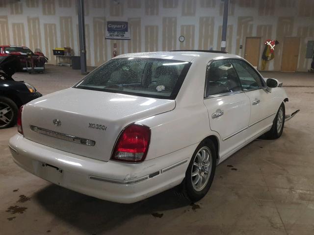 KMHFU45E82A224006 - 2002 HYUNDAI XG 350 WHITE photo 4