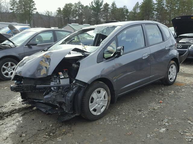 JHMGE8H39CC039622 - 2012 HONDA FIT GRAY photo 2