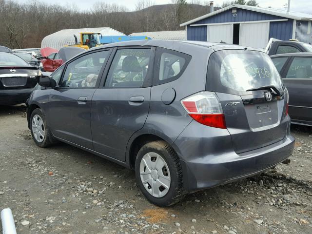 JHMGE8H39CC039622 - 2012 HONDA FIT GRAY photo 3