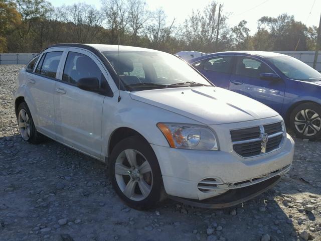 1B3CB4HA9AD534086 - 2010 DODGE CALIBER SX WHITE photo 1