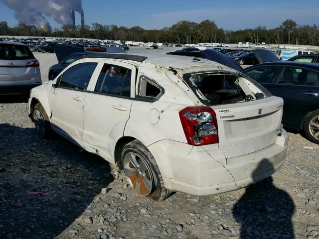 1B3CB4HA9AD534086 - 2010 DODGE CALIBER SX WHITE photo 3