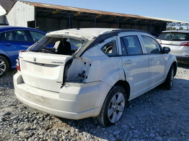 1B3CB4HA9AD534086 - 2010 DODGE CALIBER SX WHITE photo 4