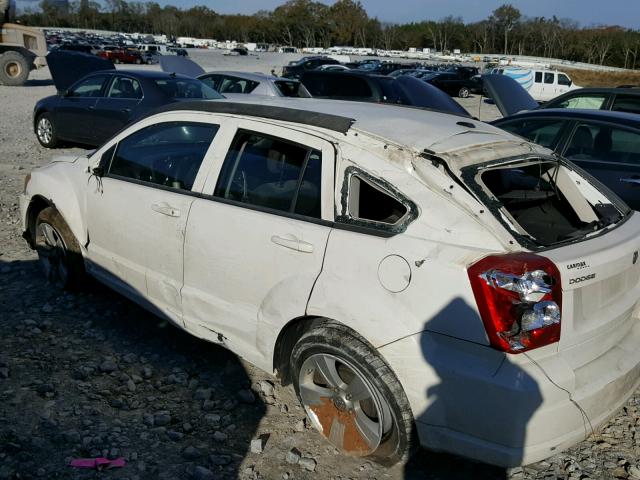 1B3CB4HA9AD534086 - 2010 DODGE CALIBER SX WHITE photo 9