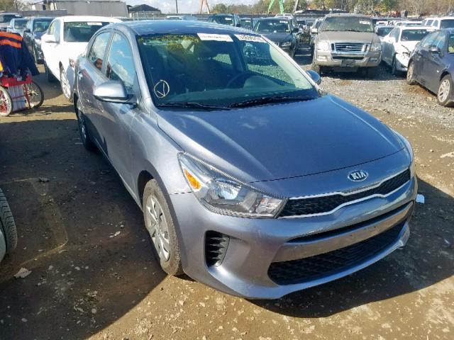 3KPA24AB2KE188102 - 2019 KIA RIO S CHARCOAL photo 1