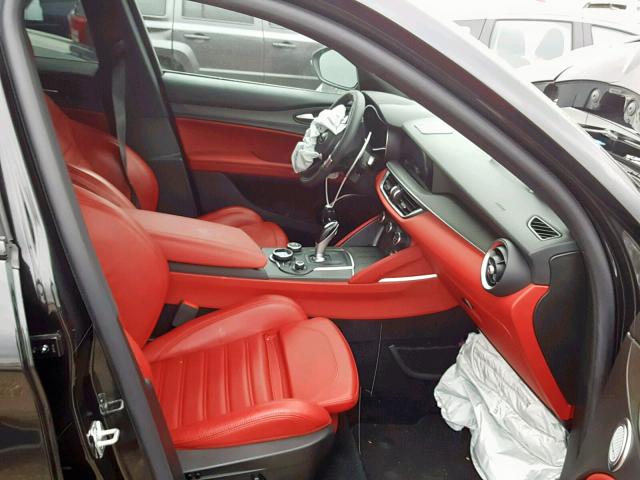 ZASFAKNN1J7B76689 - 2018 ALFA ROMEO STELVIO TI BLACK photo 5