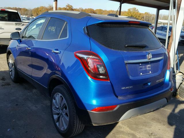 KL4CJASB5JB628070 - 2018 BUICK ENCORE PRE BLUE photo 3