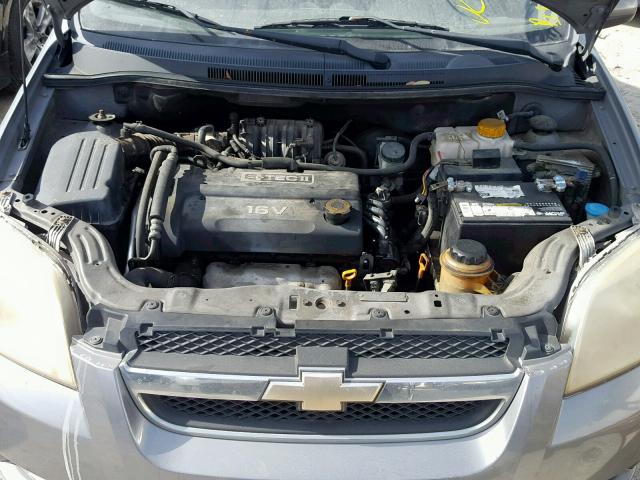 KL1TD56687B103859 - 2007 CHEVROLET AVEO BASE Boz foto 7