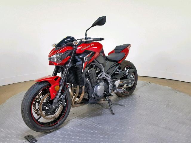 JKAZR2B13JA003298 - 2018 KAWASAKI ZR900 RED photo 4