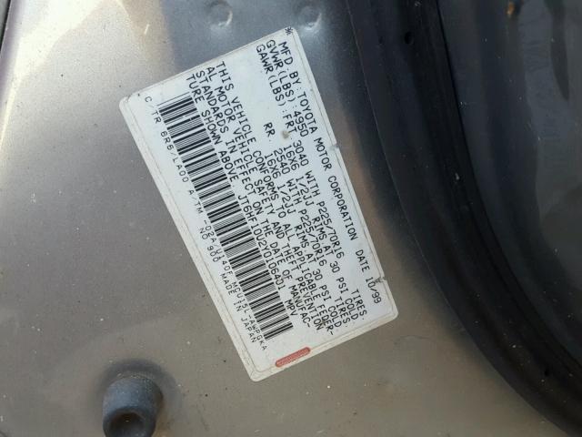 JT6HF10U2Y0106401 - 2000 LEXUS RX TAN photo 10