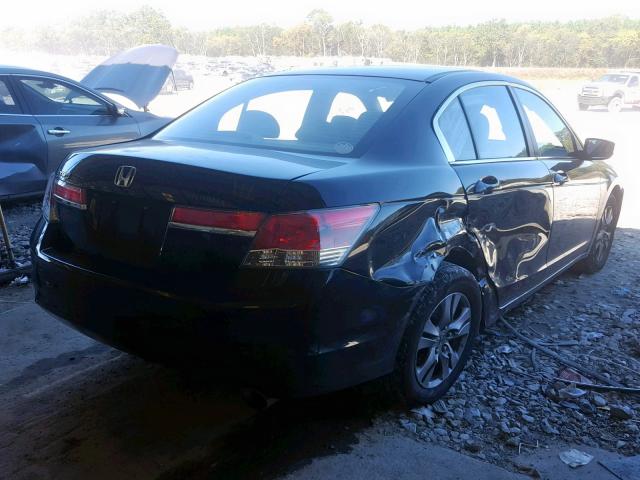 1HGCP2F4XCA133850 - 2012 HONDA ACCORD LXP BLACK photo 4