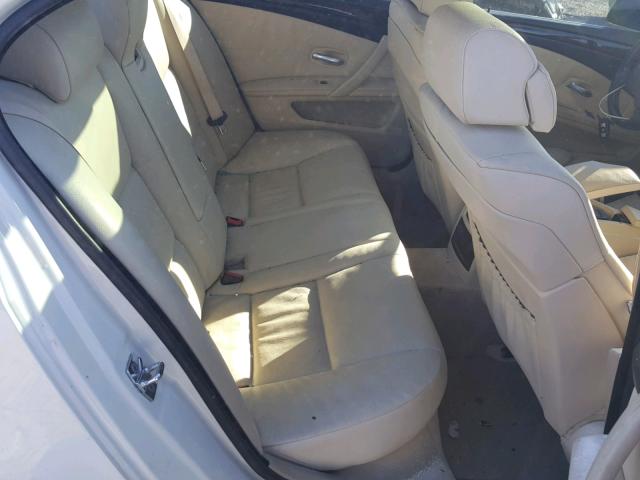 WBANW13578CZ72588 - 2008 BMW 535 I WHITE photo 6