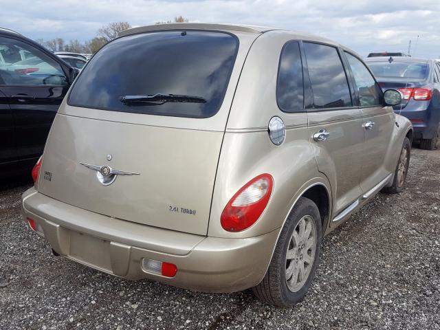 3A8FY68826T318142 - 2006 CHRYSLER PT CRUISER TAN photo 4