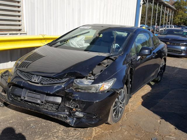 2HGFG3B05DH504616 - 2013 HONDA CIVIC EXL BLACK photo 2