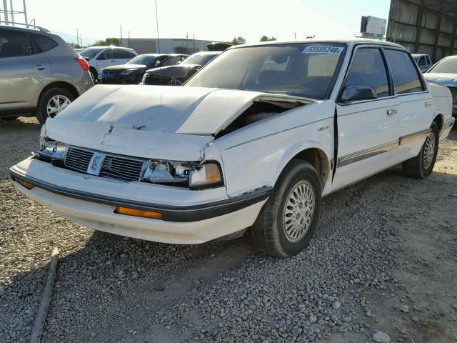 1G3AG54N6P6319834 - 1993 OLDSMOBILE CUTLASS CI WHITE photo 2
