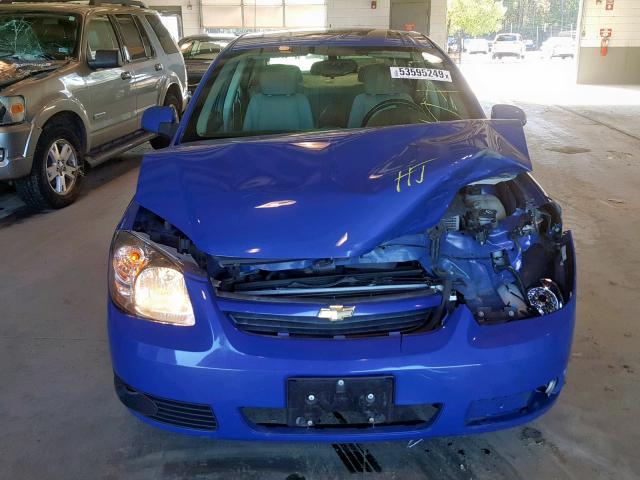 1G1AL58F687197401 - 2008 CHEVROLET COBALT LT BLUE photo 7