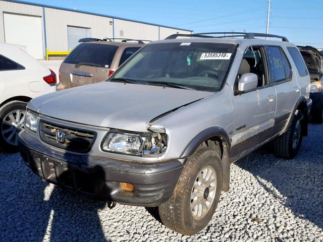 4S6CK58W424400669 - 2002 HONDA PASSPORT E 银色 照片 2