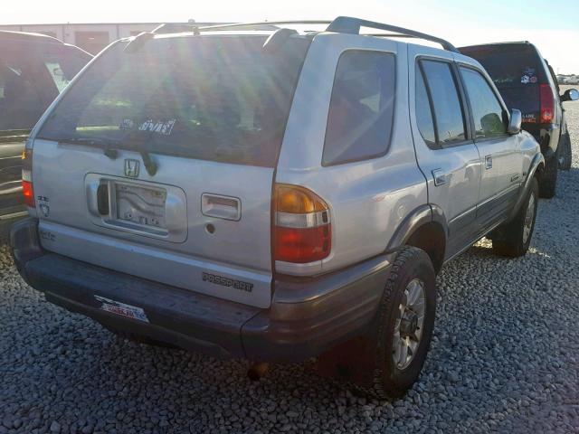 4S6CK58W424400669 - 2002 HONDA PASSPORT E 银色 照片 4