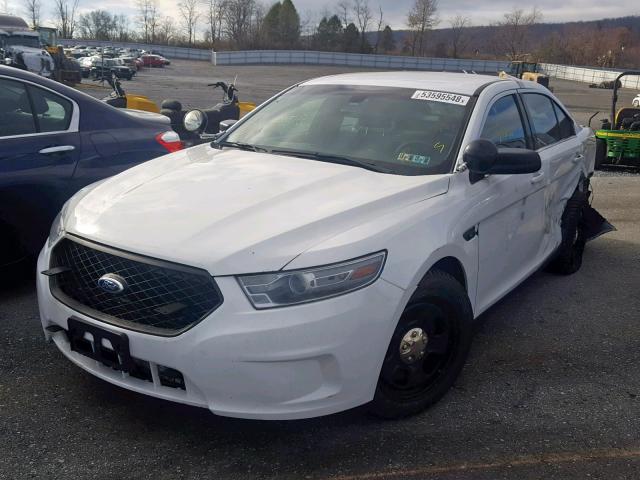 1FAHP2MK0GG127070 - 2016 FORD TAURUS POL WHITE photo 2