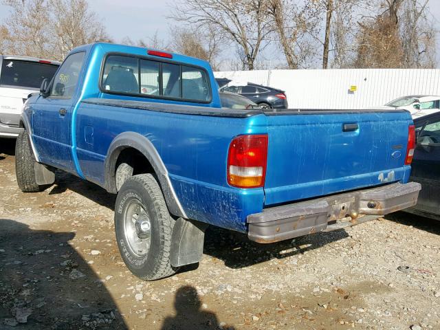 1FTCR11X1SUA29295 - 1995 FORD RANGER BLUE photo 3