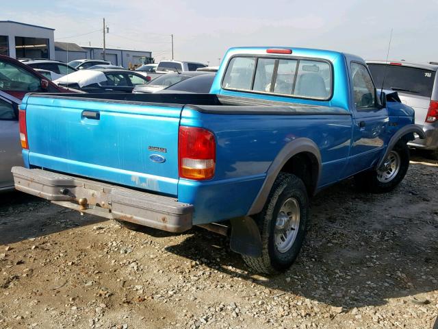 1FTCR11X1SUA29295 - 1995 FORD RANGER BLUE photo 4