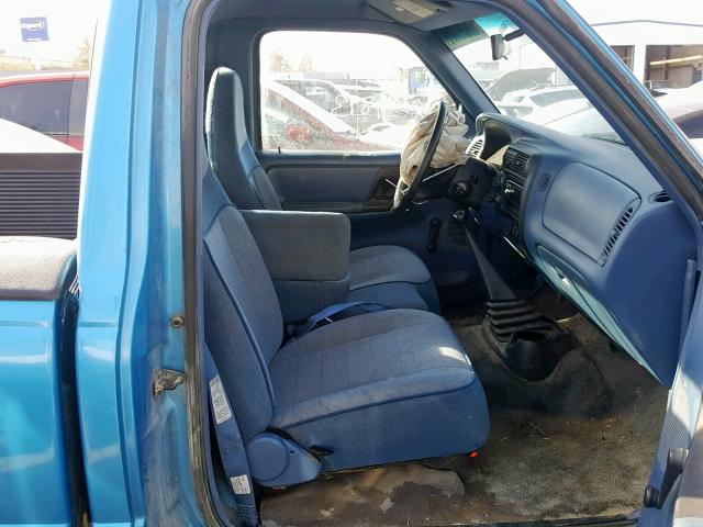 1FTCR11X1SUA29295 - 1995 FORD RANGER BLUE photo 5