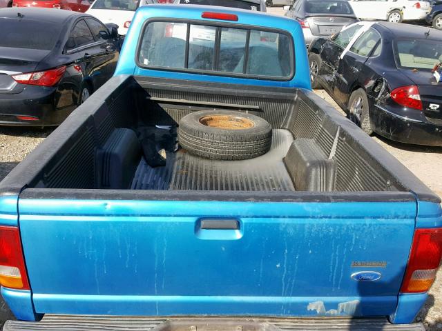 1FTCR11X1SUA29295 - 1995 FORD RANGER BLUE photo 6