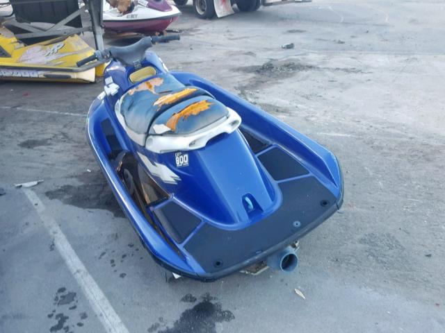 YAMA1296L898 - 1999 YAMH WAVERUNNER BLUE photo 3