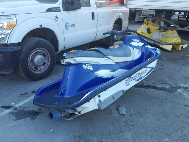 YAMA1296L898 - 1999 YAMH WAVERUNNER BLUE photo 4