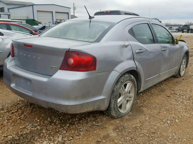 1C3CDZCG9DN682064 - 2013 DODGE AVENGER SX GRAY photo 4