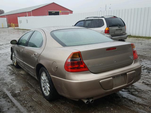 2C3AE66G32H135375 - 2002 CHRYSLER 300M BEIGE photo 3