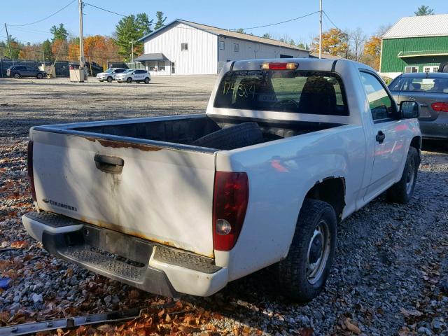 1GCCSBF99B8118514 - 2011 CHEVROLET COLORADO WHITE photo 4