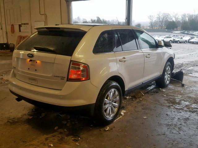 2FMDK4KC8ABB04774 - 2010 FORD EDGE LIMIT WHITE photo 4