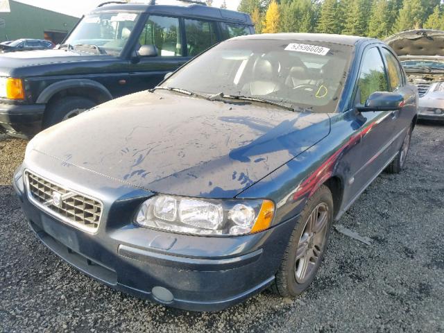 YV1RS592162553878 - 2006 VOLVO S60 2.5T BLUE photo 2