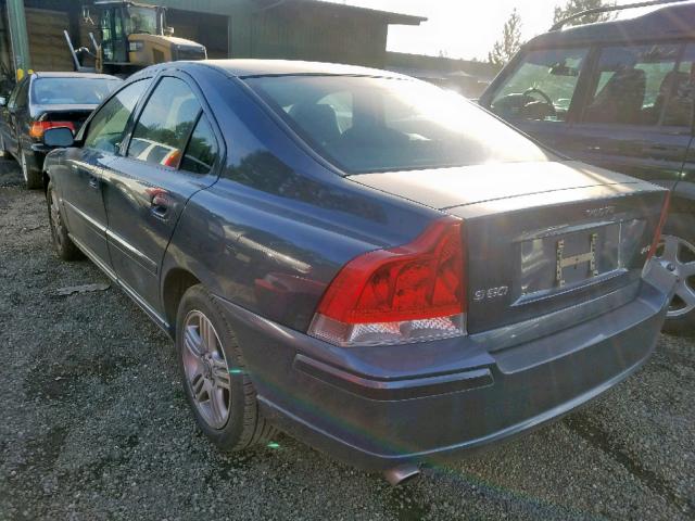 YV1RS592162553878 - 2006 VOLVO S60 2.5T BLUE photo 3