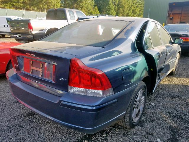 YV1RS592162553878 - 2006 VOLVO S60 2.5T BLUE photo 4