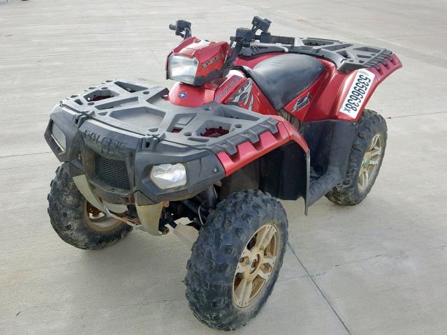 4XAZX8XA69A560300 - 2009 POLARIS SPORTSMAN BURGUNDY photo 2