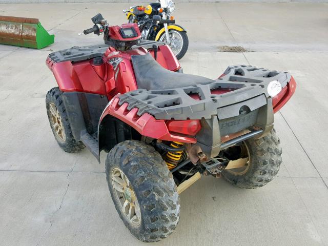 4XAZX8XA69A560300 - 2009 POLARIS SPORTSMAN BURGUNDY photo 3