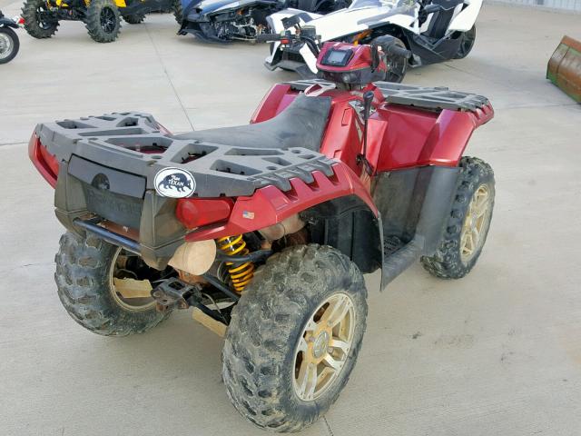 4XAZX8XA69A560300 - 2009 POLARIS SPORTSMAN BURGUNDY photo 4