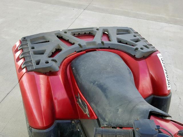 4XAZX8XA69A560300 - 2009 POLARIS SPORTSMAN BURGUNDY photo 6