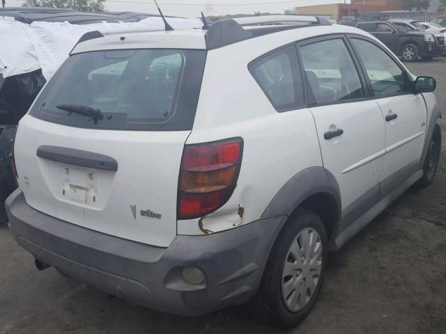 5Y2SL65877Z410382 - 2007 PONTIAC VIBE WHITE photo 4