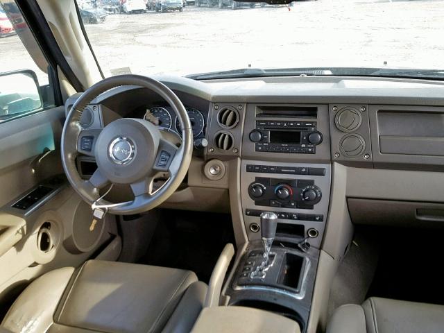 1J8HG48KX6C131643 - 2006 JEEP COMMANDER თაფლისფერი ფოტო 10