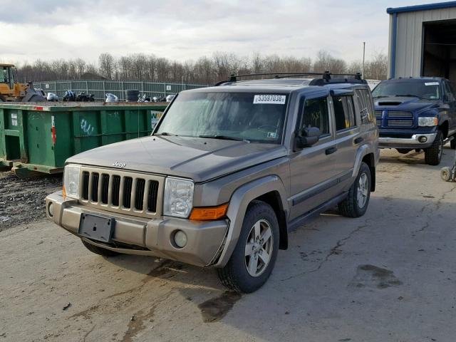 1J8HG48KX6C131643 - 2006 JEEP COMMANDER თაფლისფერი ფოტო 2